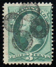 # 184 Fine+, "circles" cancel, rich color!