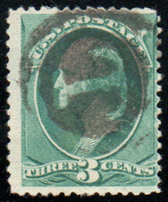 # 184 Fine+, hollowed "anchor" cancel, vivid color!