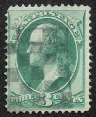 # 184 F-VF, "checkerboard" cancel, vibrant color!