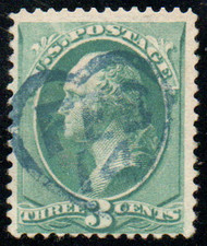 # 184 F-VF, "Valentines Day" cancel, vivid color!