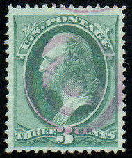 # 184 VF+, purple "target" cancel, bold color!