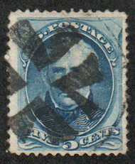 # 185 VF, "crossroads" cancel, terrific color!