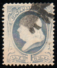 # 206 F-VF, "elephant" cancel, very neat!