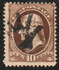 # 209 Fine+, "high five hand" cancel, very neat!