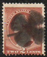 # 210 Fine, "4 leaf clover" cancel, rich color!