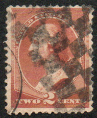 # 210 F-VF, "checkerboard" cancel, bold color!