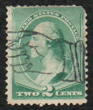 # 210 F-VF, "hand pointing" cancel, sock on the nose!