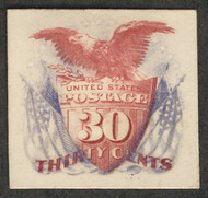 # 121 P4 SUPERB JUMBO, Proof on carboard, terrific color, GEM!