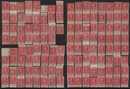 # 499 Fine+ TO VF/XF OG H to NH, plate number singles, about 244 stamps, ALL DIFFERENT!