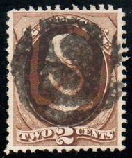 # 157 XF-SUPERB, negative "U.S. in circle", beautifully centered, GEM!