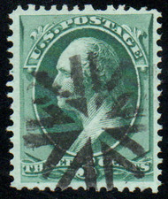 # 158 VF/XF, "circle of triangle" cancel, fresh color, CHOICE!