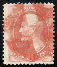 # 159 Fine+, orange "crossroads" cancel, fresh color!