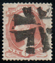 # 159 VF+, bold "crossroads" cancel, super fresh color!