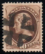 # 161 VF/XF JUMBO, clear "crossroads" cancel, bold color, CHOICE!