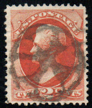 # 178 VF, negative "flower in circle" cancel, fresh color!