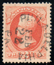 # 178 VF/XF JUMBO, sock on the nose "Philadelphia PA" cancel, bright color, CHOICE!