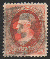 # 183 SUPERB, "hollowed 3" cancel, bright color, beautifully centered, GEM!