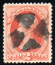 # 183 XF, rich "crossroads" cancel, well centered, eye popping color, SELECT!