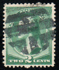 # 213 VF+, fancy sock on the nose cancel, vivid color!