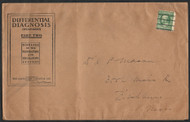 # 374 Fine+, precanceled stamp from Yonkers NY on cover, Very Nice!