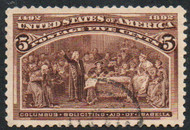 # 234 SUPERB, w/PSAG (GRADED 98 (06/19)) CERT, near perfectly centered with a light target cancel, fresh color, SUPER!