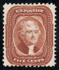 #  42 VF/XF mint NGAI, w/PF (02/98) CERT (copy), eye popping color and well centered for this series, reperforated, EXCALLANT EYE APPEAL!