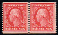 # 353 VF+ OG NH, Pair, w/PSE (01/24) CERT, a very undervalued coil pair, fresh color and well centered, only buy with a valid certificate, many altered stamps exist, CHOICE!