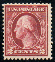 # 406c F/VF OG LH, w/PF (10/85) CERT, LAKE, deep rich color,  only buy with a valid certificate, many altered stamps exist, RARE SHADE!