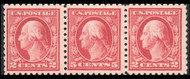 # 467 F/VF OG NH, ERROR STRIP, super fresh color, 463/467/463, Neat Item!