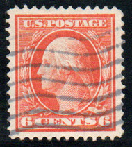 # 379 SUPERB JUMBO, "wavy line" cancel, eye popping color, CHOICE!