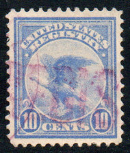 #F1 SUPERB, magenta cancel, terrific color, lovely centered, GEM!