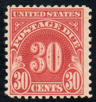 #J 75 VF OG NH, lovely color, very nice!
