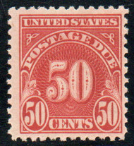 #J 76 VF OG NH, post office fresh, bold color!
