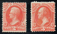#O 16 - O17 F-VF mint, no gum, vibrant colors!