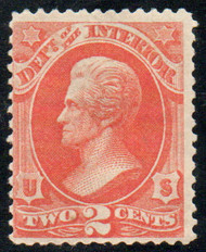 #O 16 F-VF OG H, lovely color!
