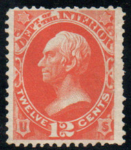 #O 20 VF+ mint, no gum, bold color!