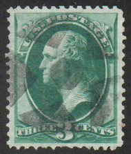 # 147 SUPERB, "circle in negative star" cancel, beautifully centered, GEM!