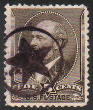 # 205 VF/XF, "star in circle" cancel, crease, well centered, SELECT!