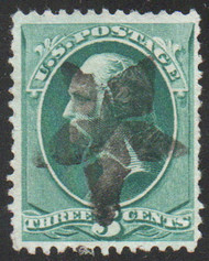# 207 VF, sock on the nose "star in star" cancel, terrific color!