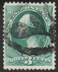 # 207 VF, fancy "heart" cancel, vivid color!