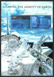 #3411 VF/XF OG NH, $3.20 Escaping The Gravity of Earth Full Sheet, vibrant colors, CHOICE!