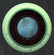 #3412 VF/XF OG NH, $11.75 Space Achievement & Exploration Full Sheet, spectacular colors, SUPER!