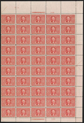 # 324 2c Louisiana Purchase, F/VF to VF OG NH, Full sheet of 50, great color!