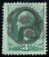 # 158 VF JUMBO, negative "Po" cancel, bold color!