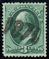 # 158 VF/XF, "1876" cancel, bold color, CHOICE!