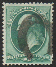 # 184 VF, horseshoe cancel, corner crease, lovely color!