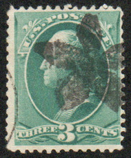 # 207 F/VF, solid flower cancel, terrific color!