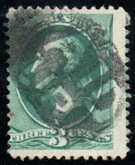 # 207 Fine, "Paid/Up" cancel, rich color!