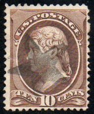 # 209 Fine+, S-O-N star cancel, tear, rich color!