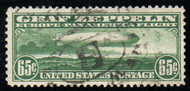 #C 13 VF JUMBO, town cancel, robust color!
